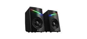 C-TECH reproduktory SPK-15, 2.0, RGB, černá