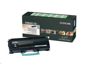 LEXMARK černý toner pro X264, X363, X364 z programu Lexmark Return (9 000 stran)