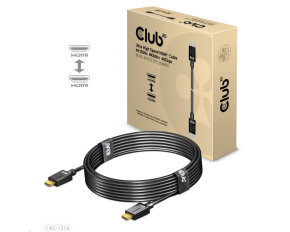 Club3D Kabel Ultra Rychlý HDMI™, 4K120Hz, 8K60Hz Cable 48Gbps (M/M), 28AWG, 4m