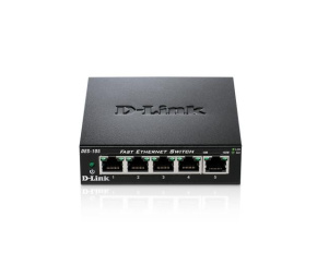 D-Link DES-105 5-port 10/100 Metal Housing Desktop Switch