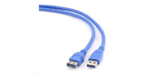 GEMBIRD Kabel USB 3.0 A-A prodlužovací 1,8m (modrý)