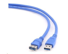 GEMBIRD Kabel USB 3.0 A-A prodlužovací 1,8m (modrý)