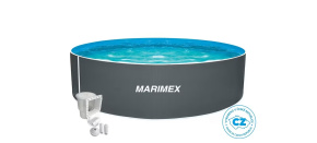 Marimex Orlando bazén 3,05x0,91 m s příslušenstvím - motiv šedý