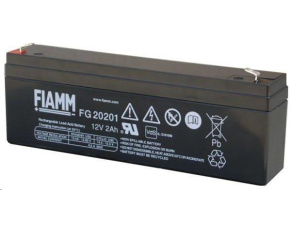 Baterie - Fiamm FG20201 (12V/2,0Ah - Faston 187), životnost 5let