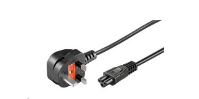 PREMIUMCORD Kabel napájecí 230V/10A, přímý pro Velkou Británii, 2m