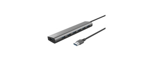 TRUST rozbočovač HALYX, 7portový rozbočovač USB 3.2 Gen1