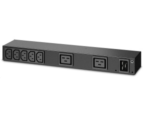 APC Rack PDU, Basic, 0U/1U, 100-240V/20A, 220-240V/16A, (7) C13, (2) C19, IEC-320 C20