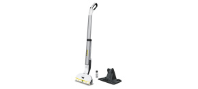 Karcher EWM 2 podlahová myčka, systém dvou nádrží, pro veškeré tvrdé podlahy, parkovací stanice, bílá