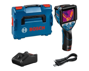 BOSCH GTC 600 C termokamera, IP54, ochrana proti nárazu, 49152 měřících bodů, akumulátor GBA 12V 2.0Ah