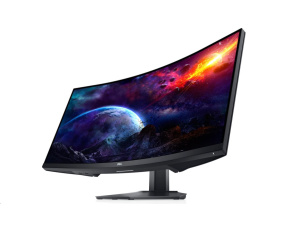 DELL LCD S3422DWG - Curved Gaming Monitor - 34"/86.4cm/WQHD/3440x1440/144Hz/VESA/Speaker/HDMI/DP/USB/3YNBD (210-AZZE)