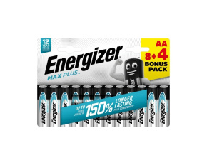 Energizer LR6/12 Max Plus AA 8+4 zdarma