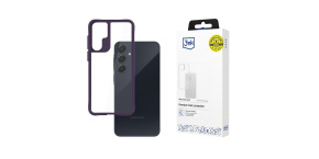 3mk Satin Armor Case+ Purple pro Samsung Galaxy A55 5G