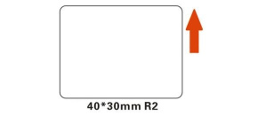 Niimbot štítky R 40x30mm 230ks White pro B21, B21S, B3S, B1