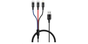 CONNECT IT Wirez 3in1 USB-C & Micro USB & Lightning, 1,2 m