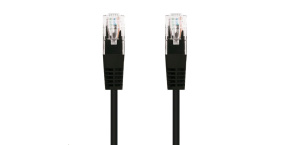 C-TECH kabel patchcord Cat5e, UTP, černá, 2m