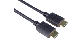 PremiumCord HDMI 2.0 High Speed + Ethernet kabel, zlacené konektory, 1m