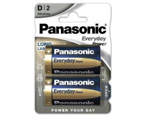 Panasonic Alkalická baterie LR20EPS/2BP Everyday Power (Blistr 2 ks)