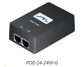 UBNT POE-24-24W-G [Gigabit PoE adaptér, 24V/1A (24W), vč. napájecího kabelu]