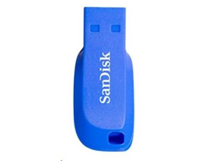 SanDisk Flash Disk 64GB Cruzer Blade, USB 2.0, modrá