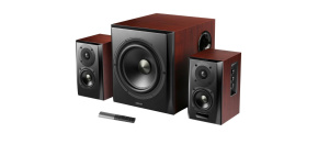 EDIFIER reproduktory S350DB, 150W, hnědá