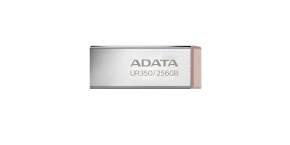 ADATA Flash Disk 256GB UR350, USB 3.2, stříbrno-hnědá