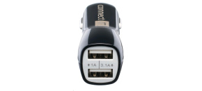 CONNECT IT USB PREMIUM nabíječka univerzální do auta (2x USB 3,1A a 1A., autoadaptér CL)