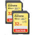 SanDisk SDHC karta 32GB Extreme (90MB/s V30 UHS-I U3) 2-pack