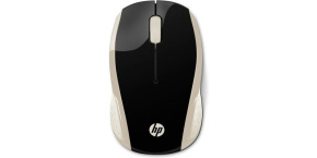 HP myš - 200 Mouse, Wireless, Silk Gold