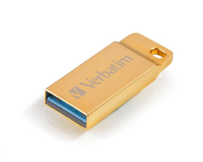 VERBATIM Flash Disk 64GB Metal Executive, USB 3.0, zlatá