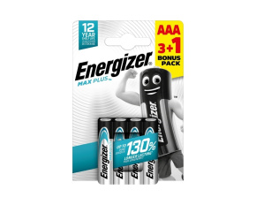 Energizer LR03/4 Max Plus AAA 3+1 zdarma