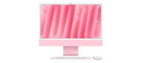 Apple iMac 24'' 4.5K display M4 chip 10-core CPU and 10-core GPU, 16GB, 512GB SSD - Pink