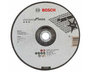 BOSCH dělicí kotouč profilovaný Standard for Inox, WA 36 R BF, 230 mm, 22,23 mm, 1,9 mm