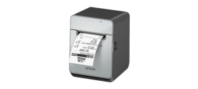 Epson TM-L100, 8 dots/mm (203 dpi), cutter, linerless, USB, Lightning, Ethernet, black