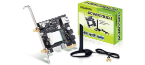 GIGABYTE GC-WB1733D-I, WiFi 802.11ac, Bluetooth 5, PCIe, Dual Band, 1734 Mbps