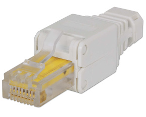 Intellinet konektor RJ45, UTP Cat5e, 1ks samozařezávací, drát i lanko