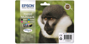 EPSON ink čer+bar Stylus "Opice" S20/SX100/SX200/SX400 (T0895) multipack