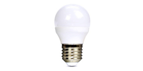 Solight LED žárovka, miniglobe, 6W, E27, 6000K, 510lm