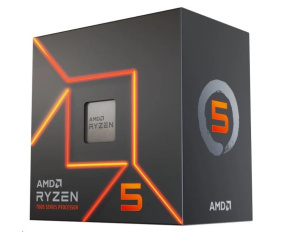 CPU AMD RYZEN 5 7600, 6-core, 3.8GHz, 38MB cache, 65W, socket AM5, BOX