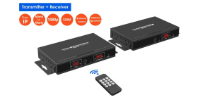 PremiumCord HDMI 1080p matrix over IP extender na 120m přes LAN