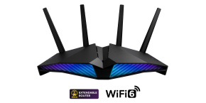 ASUS RT-AX82U V2 (AX5400) WiFi 6 Extendable Router, AiMesh, 4G/5G Mobile Tethering