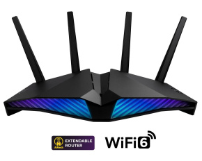 ASUS RT-AX82U V2 (AX5400) WiFi 6 Extendable Router, AiMesh, 4G/5G Mobile Tethering