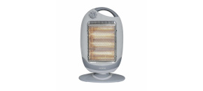 Orava HO-82 halogenový ohřívač, 1200 W, 3 úrovně, oscilace, 18 m2, rukojeť pro přenos, šedá