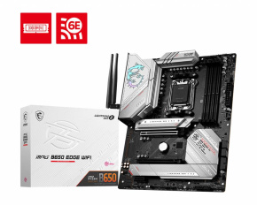 MSI MB Sc AM5 MPG B650 EDGE WIFI, AMD B650, 4xDDR5, 1xDP, 1xHDMI, WI-FI