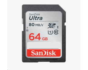 SanDisk SDXC karta 64GB Ultra (100MB/s Class 10 UHS-I)