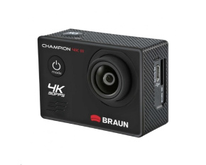 Braun CHAMPION 4K III sportovní minikamera + podvodní pouzdro