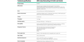 HPE Aruba Networking CX 5420 6-slot Switch