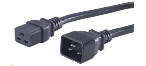 PREMIUMCORD Kabel napájecí 230V/16A prodlužovací 1,5m (konektory IEC 320 C19 - IEC 320 C20)