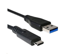 C-TECH kabel USB 3.0 AM na USB-C kabel (AM/CM), 2m, černý