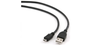 GEMBIRD Kabel USB 2.0 A-Micro B propojovací 0,5m (černý)