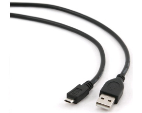 GEMBIRD Kabel USB 2.0 A-Micro B propojovací 0,5m (černý)